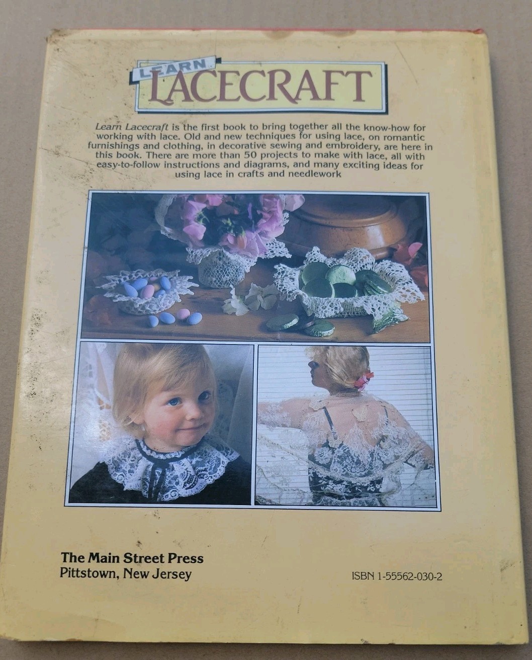 Learn Lacecraft Audrey Vincente Dean HC Craft Sewing Embroidery Lace Book