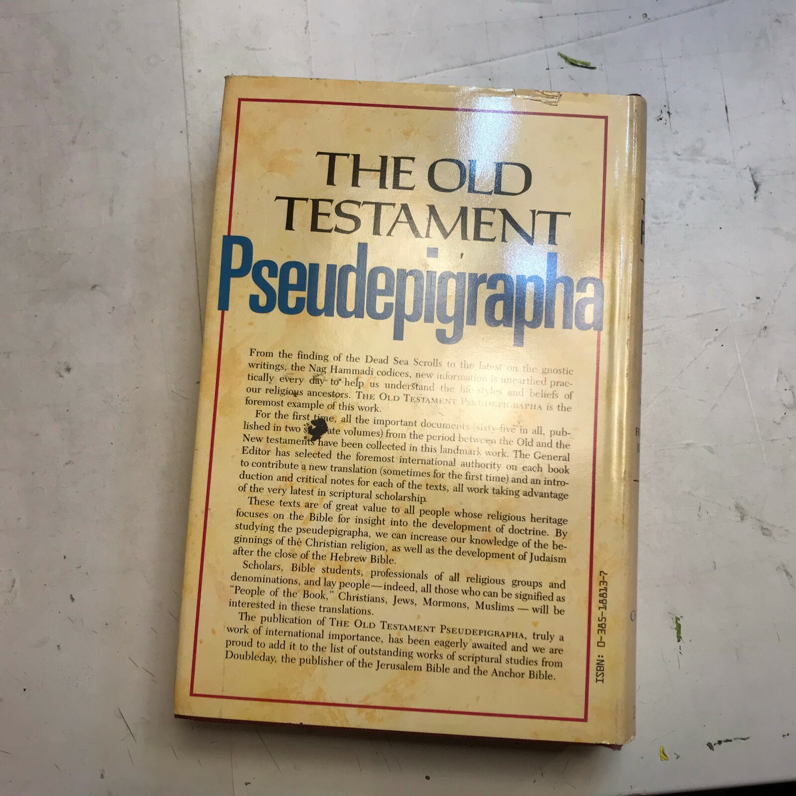 James H. Charlesworth Old Testament Pseudepigrapha Vol 2 HB ’85 expansions rare!