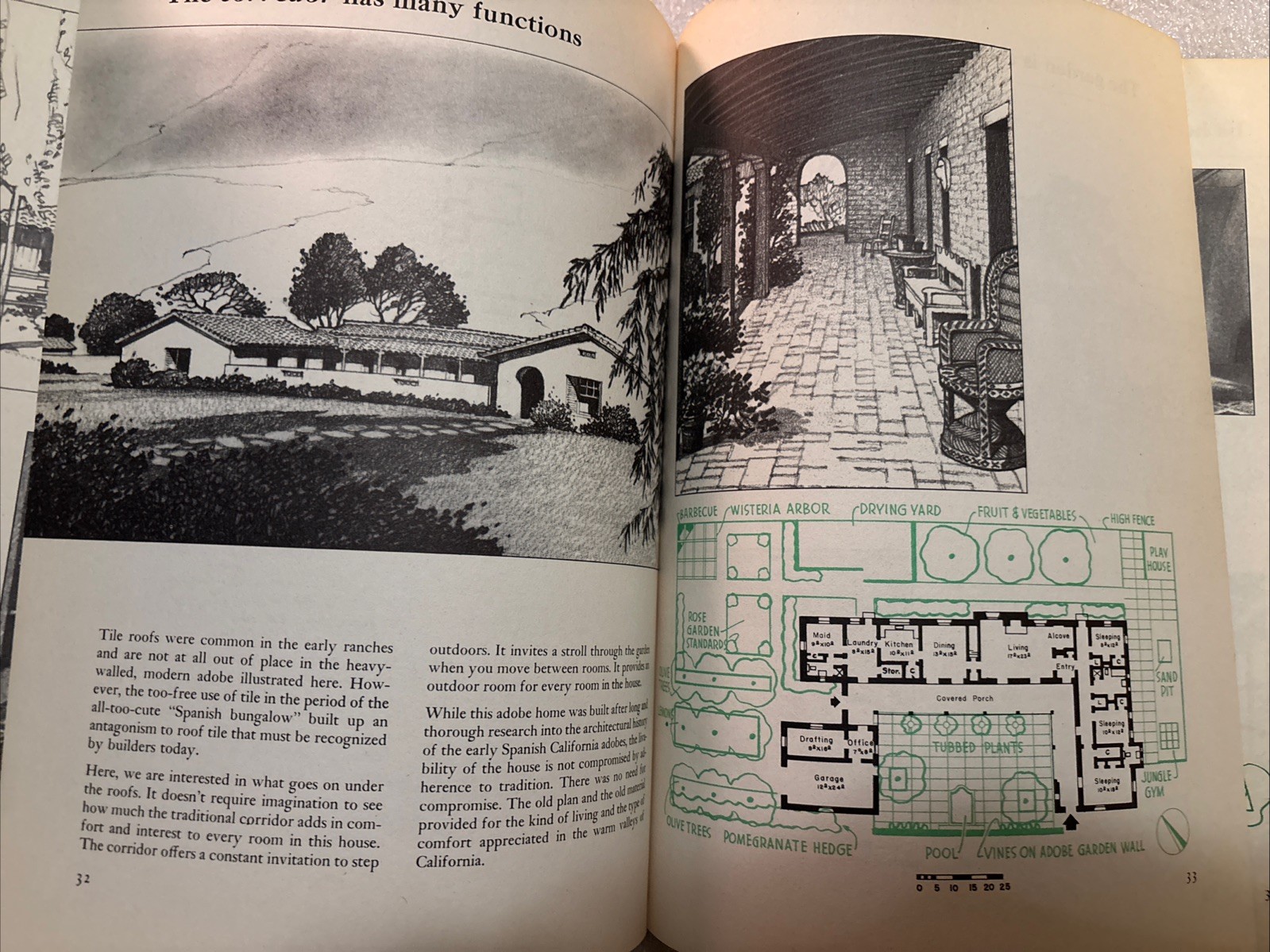 Western Ranch Houses by Sunset Magazine & Cliff May / 1955 5th Printing HC Book