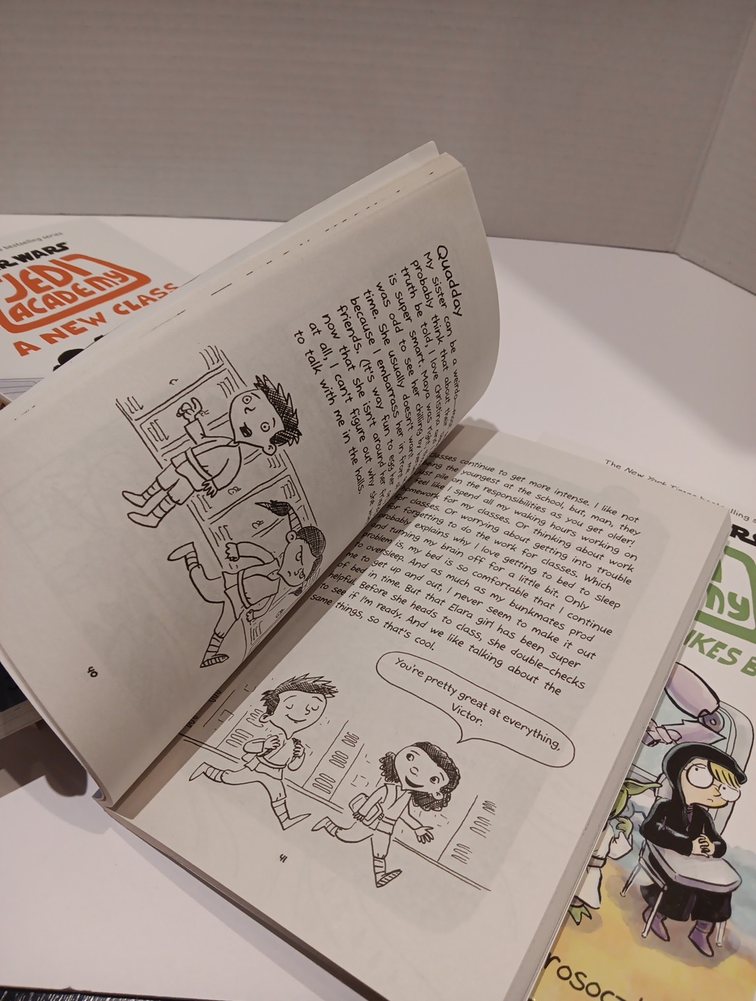 Lot 6 STAR WARS Jedi Academy Books Comics Children Kids PB VGUC