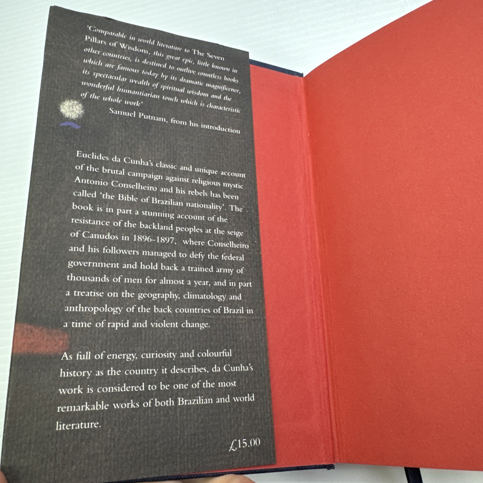 Rebellion in the Backlands Euclides Da Cunha Hardcover 1995 Picador Book History