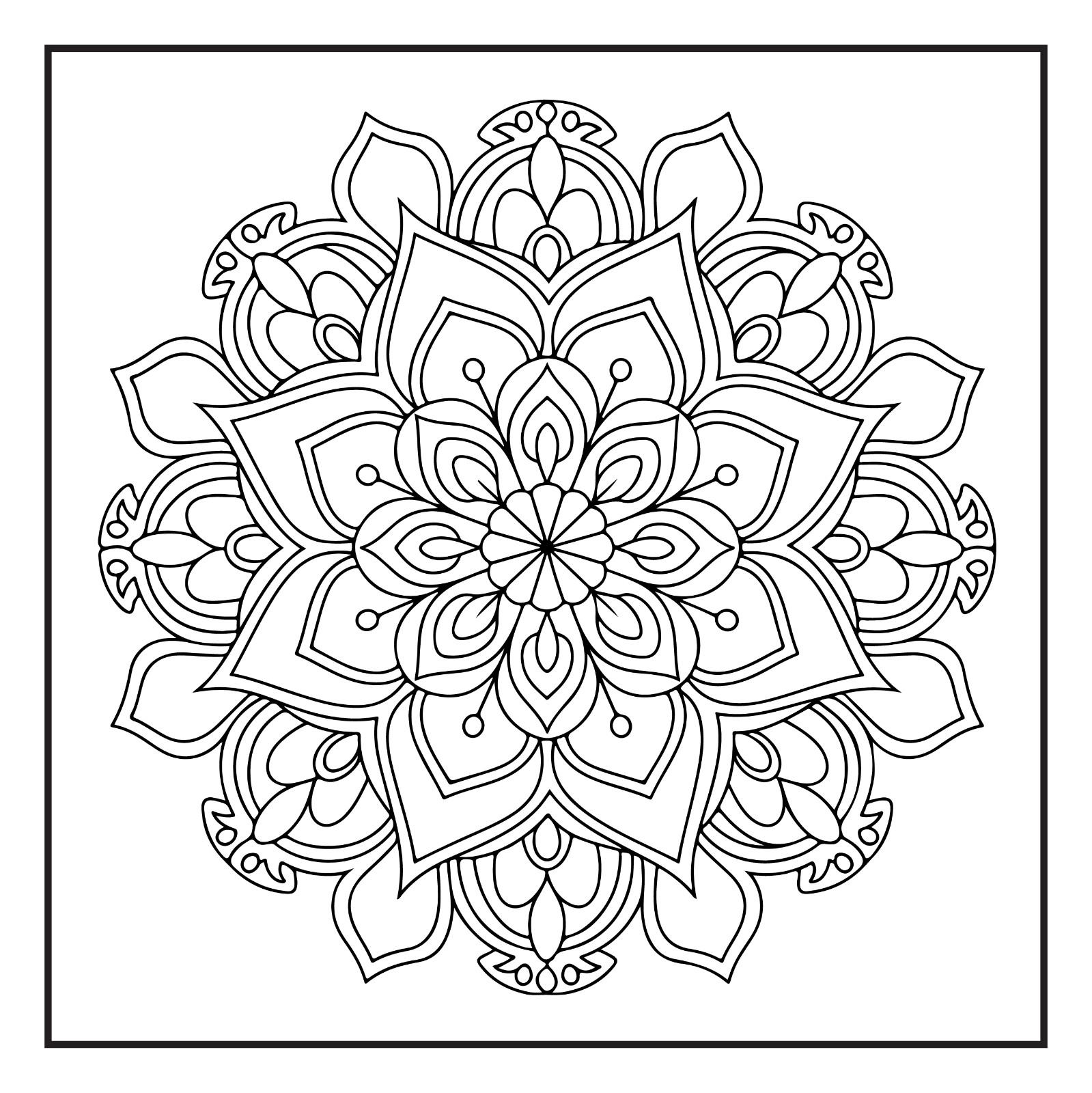 Rockridge Press Mindfulness Mandalas Coloring Book Spiral Bound Coloring Book