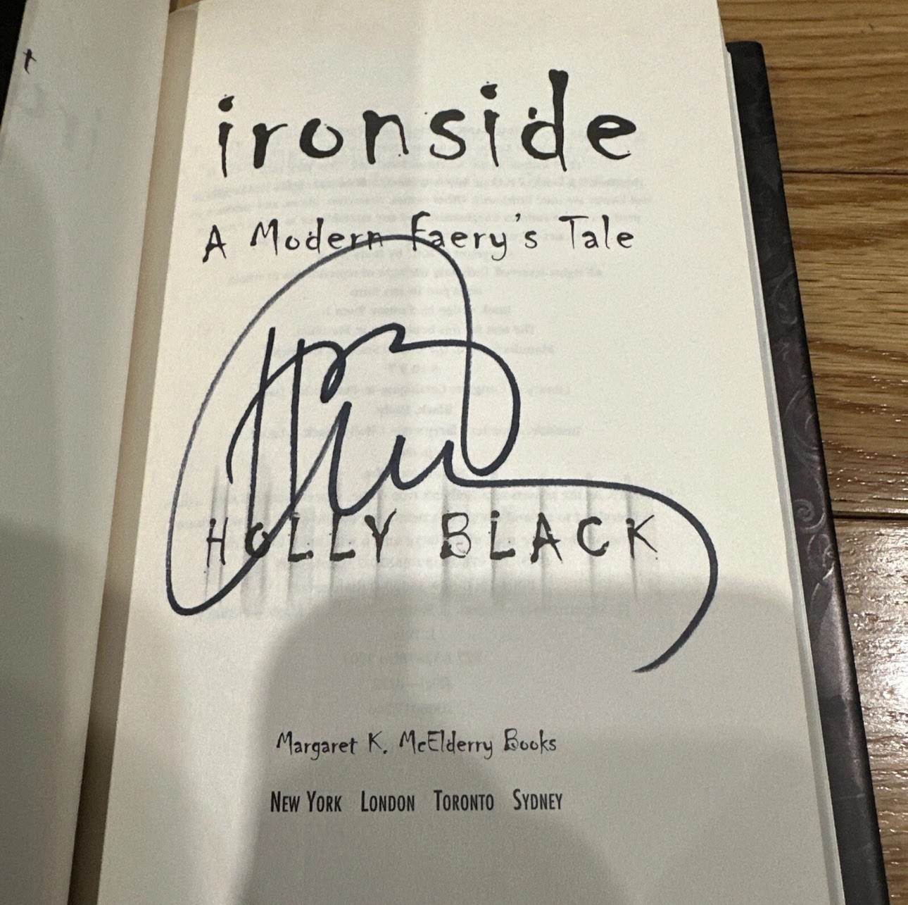 A Modern Faerie Tale Series by Holly Black SIGNED 1st Edition Hardcover