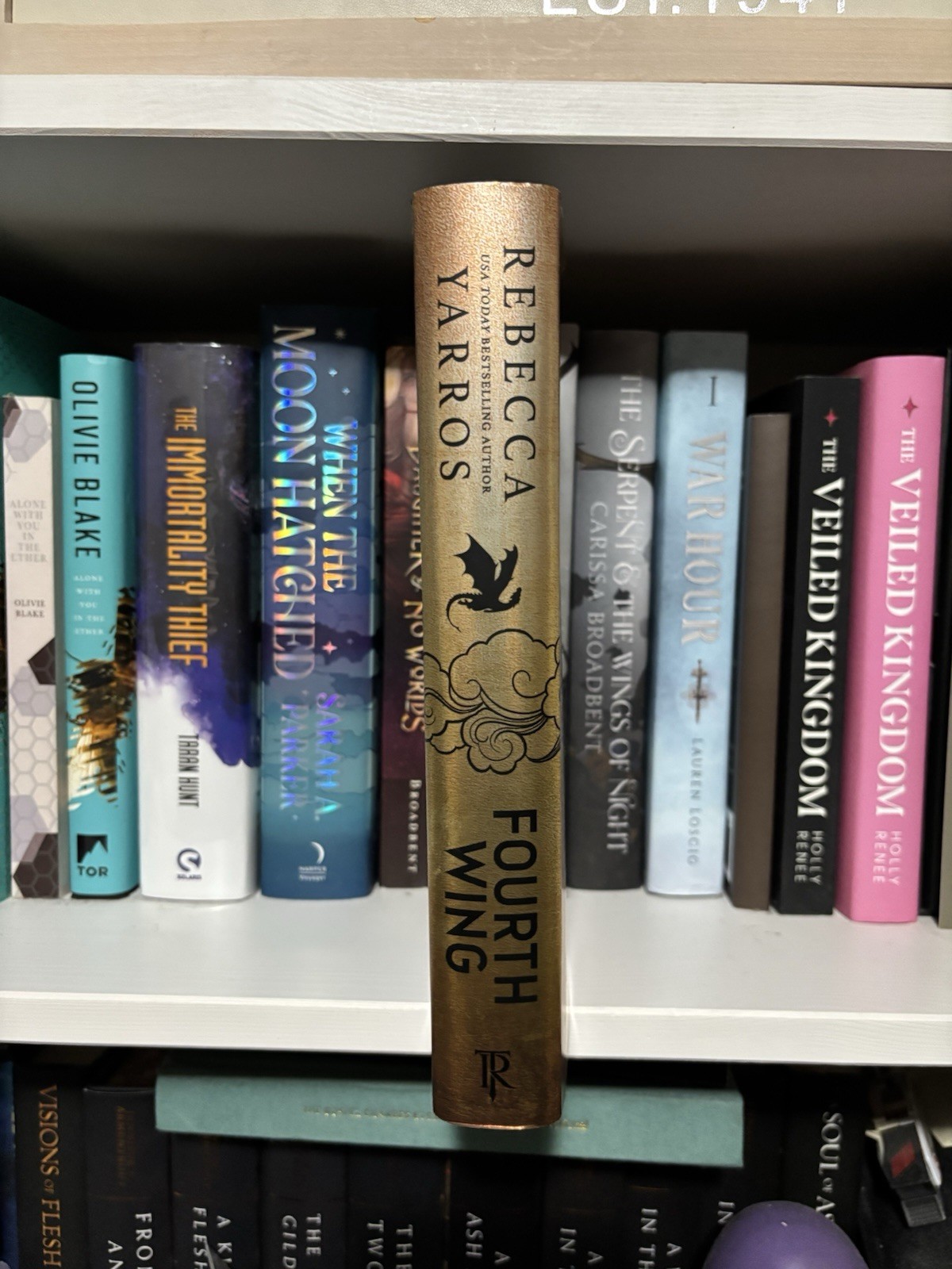 Fourth Wing By Rebecca Yarros 1st Edition 1st Printing Sprayed Edges