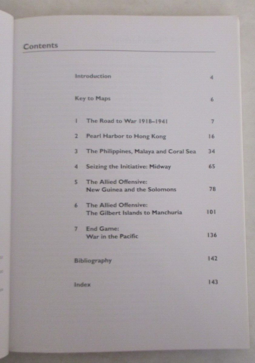 The Pacific War Atlas 1941-1945 by David Smurthwaite (Paperback 1999)
