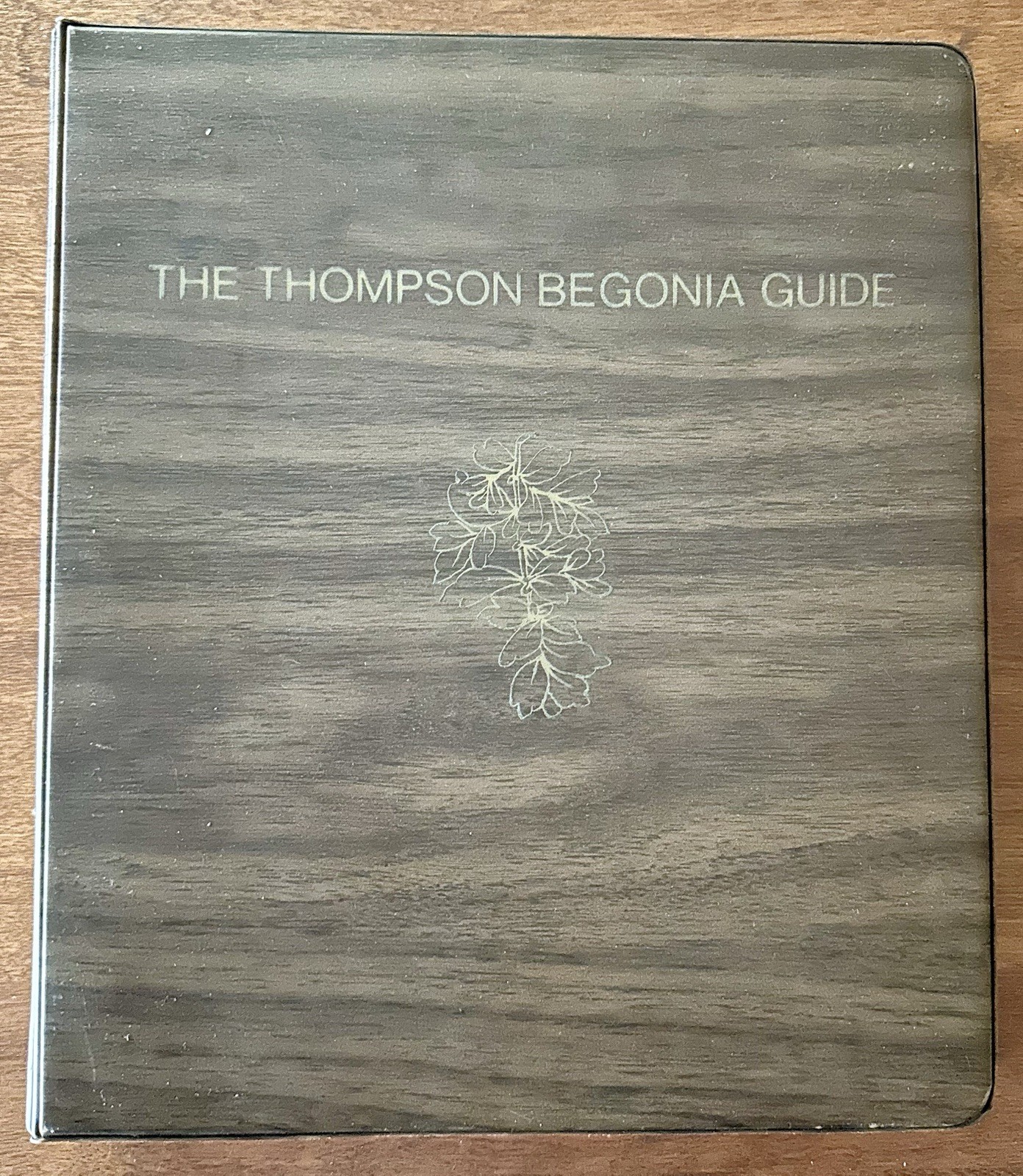 Thompson Begonia Guide, Vol. 1 Signed by both authors 1975 First Edition