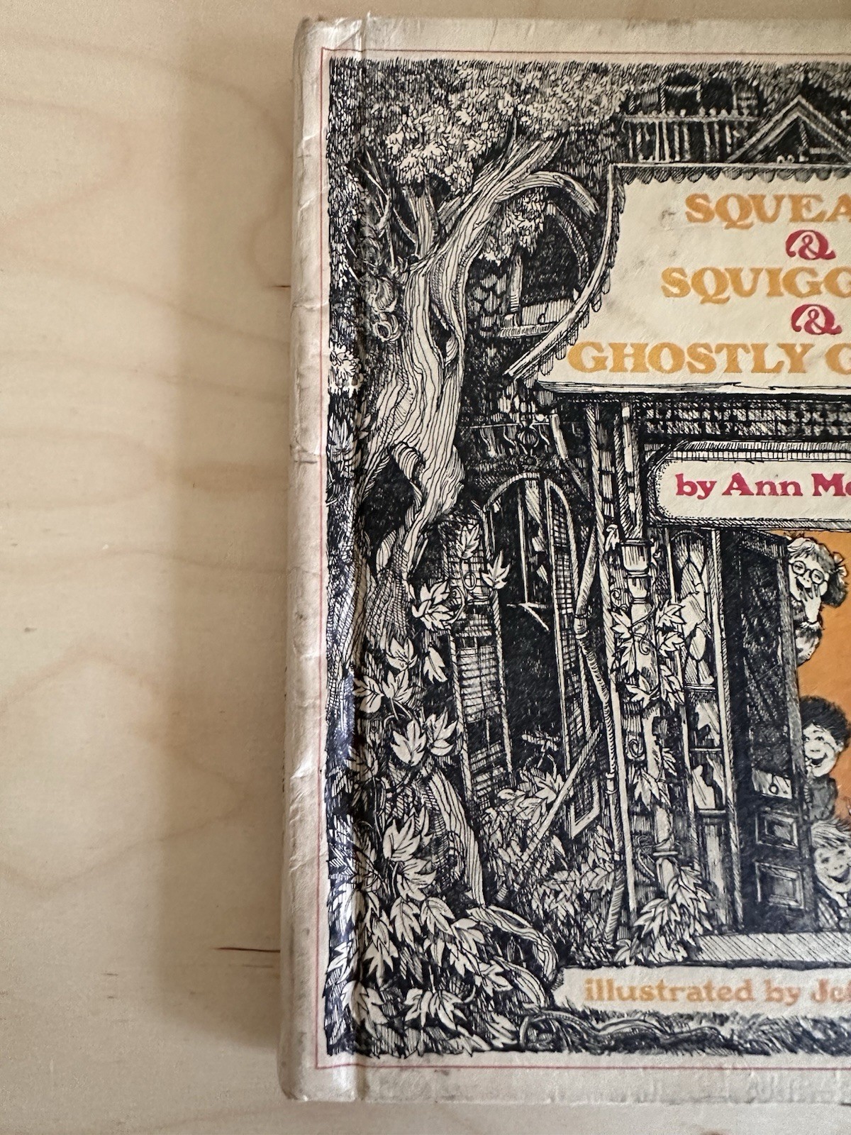 VTG 1973 Squeals Squiggles & Ghostly Giggles HC Ann McGovern Halloween Book