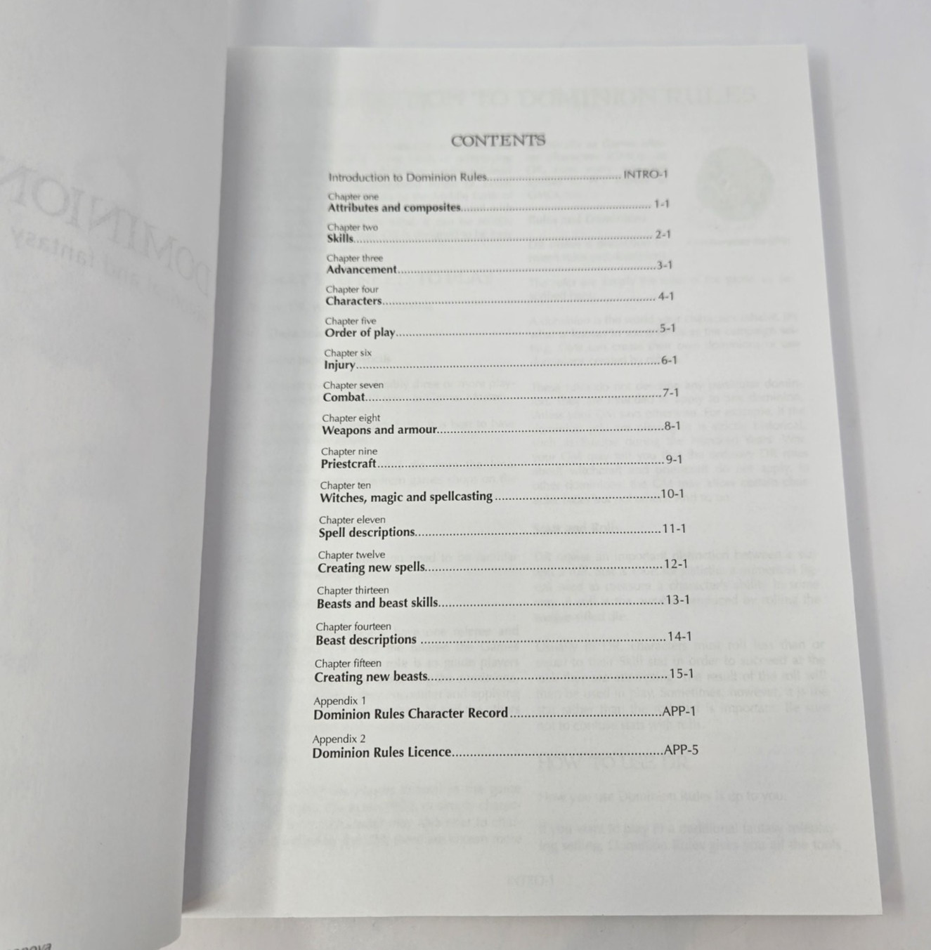Dominion Rules RPG system Historical Mediaeval Fantasy Easy Generic v3.1.1
