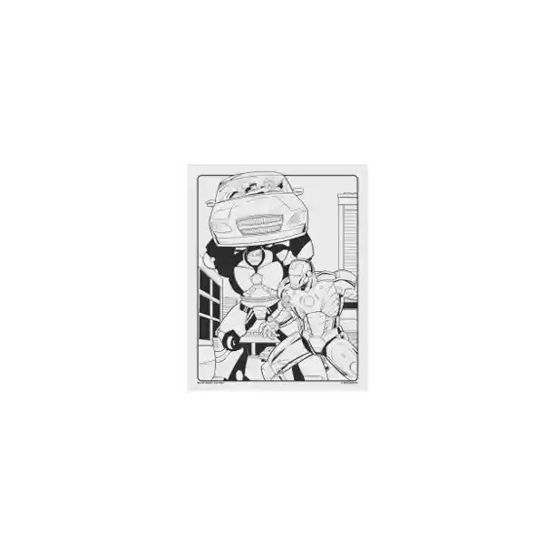 Marvel Avengers Crayola Art With Edge Coloring Book, 28 Pages(Paperback)