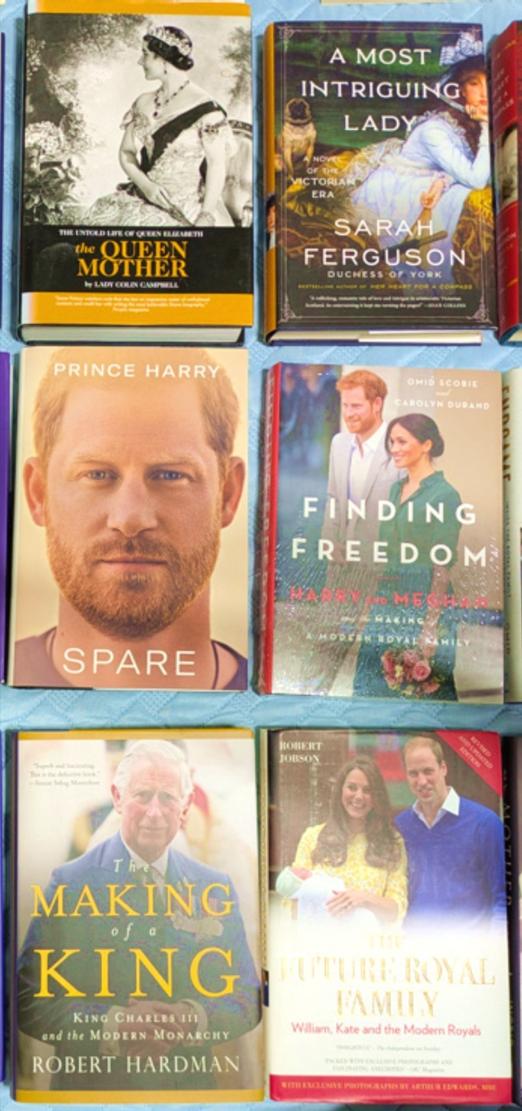 Lot of books on British Royalty