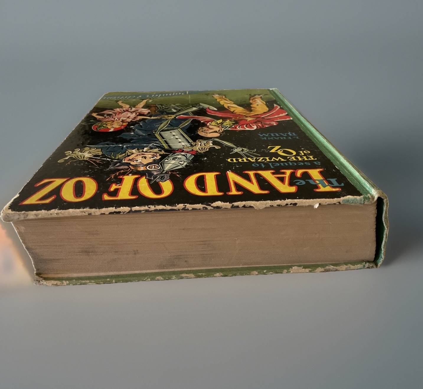 The Land of Oz Hardcover Book L Frank Baum 1939 Reilly Lee Popular Edition VTG