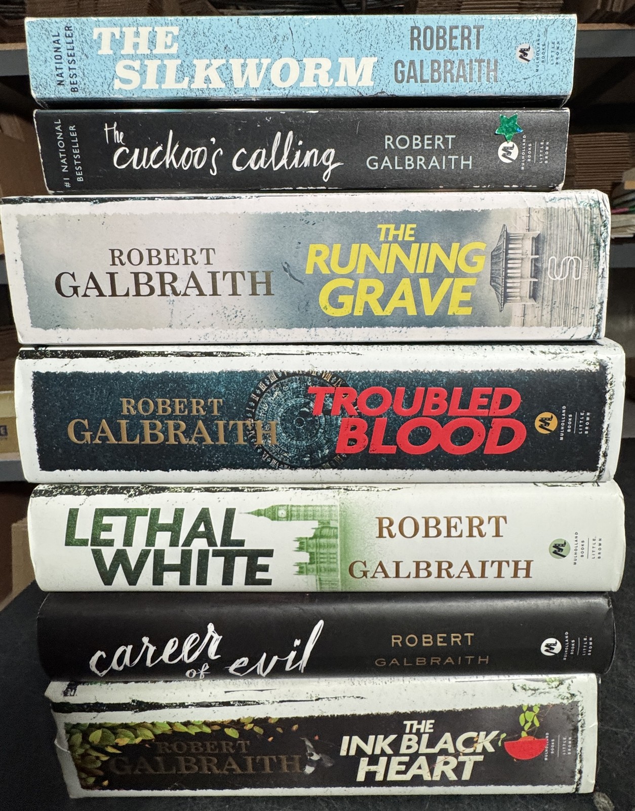 Complete Series Set CORMORAN STRIKE 1-7 Robert Galbraith Lot