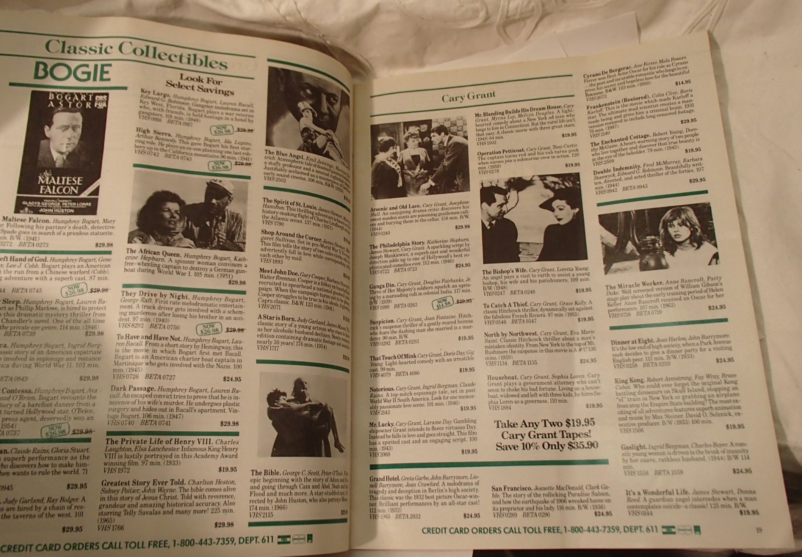Vintage Video FINDS VHS Tape Movie Catalog 1987