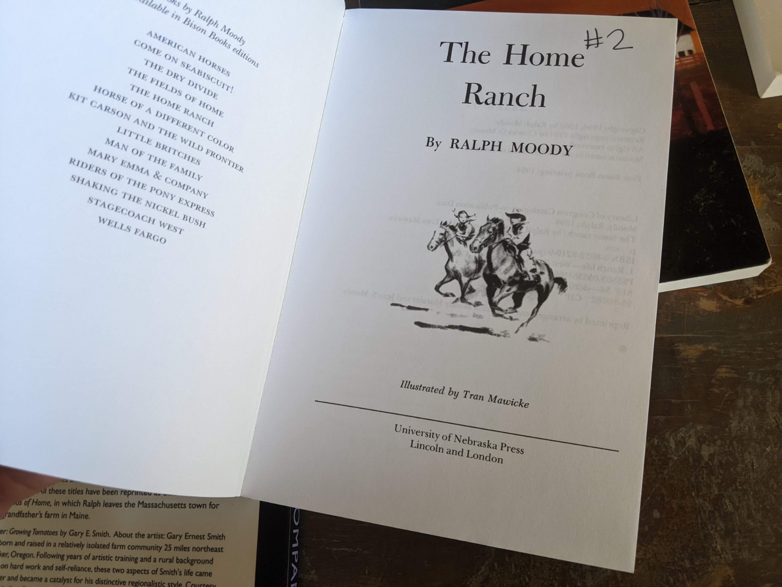 Ralph Moody Lot of 4 PB Books Little Britches The Home Ranch Man of the 1 2 3 4