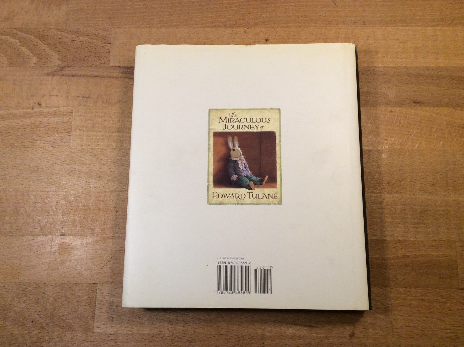 The Miraculous Journey of Edward Tulane, SIGNED DiCamillo, Hardcover 1st Print