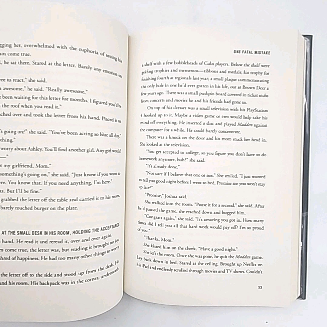 One Fatal Mistake by Tom Hunt 1st Edition 2019 Hardcover Book