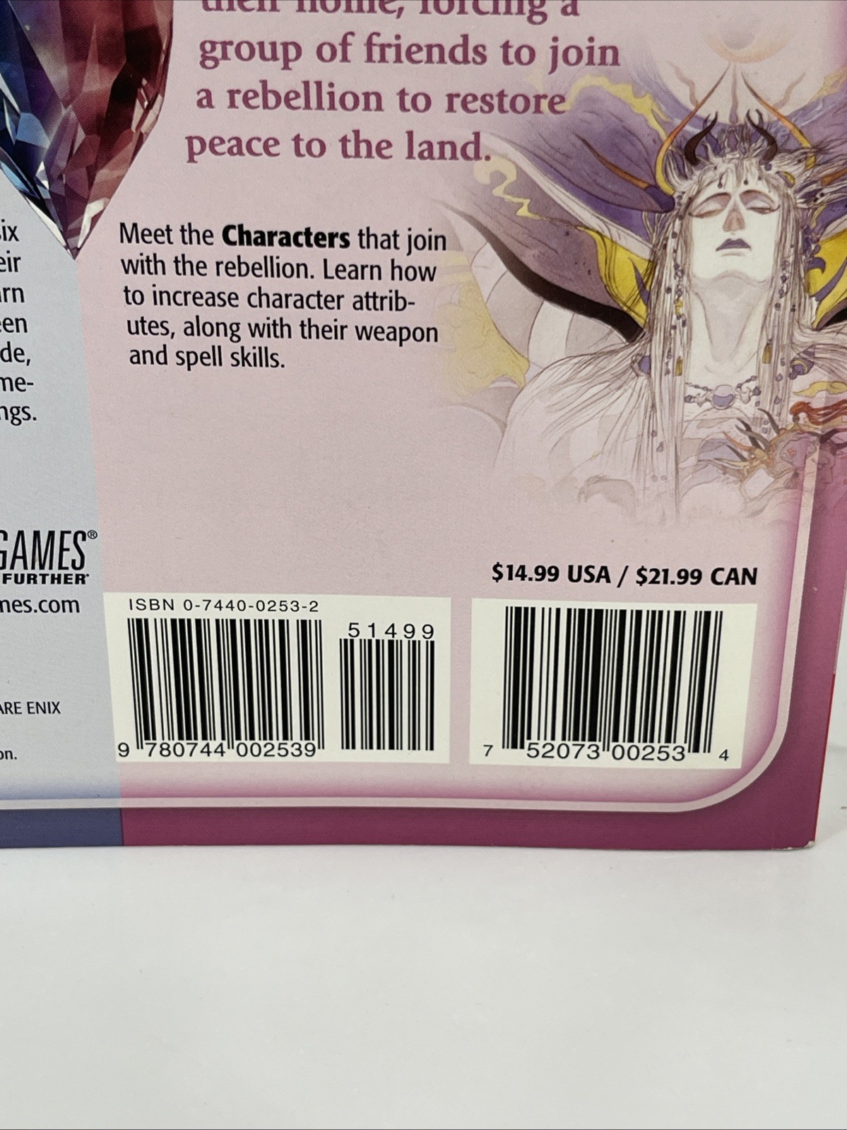 Final Fantasy Origins Strategy Guide BradyGames Sony Playstation PS1 Square Enix