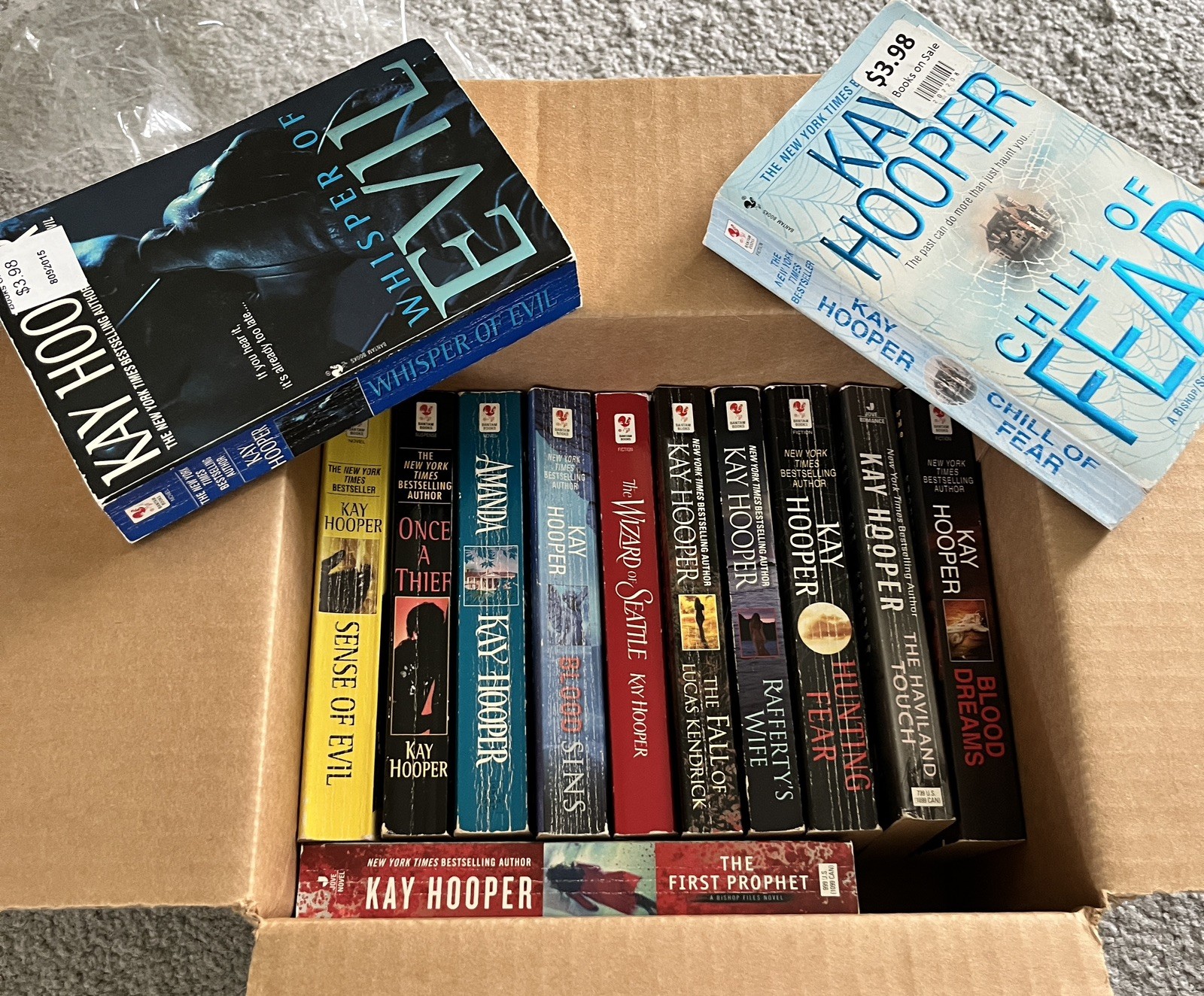 13 Kay Hooper Books Lot of 7 Bishop / Special Crimes + Romance Mystery Suspense
