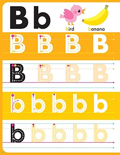ABIS Wipe Clean Workbook for Kids 80 Pages Trace Letters Numbers Shapes Activ…