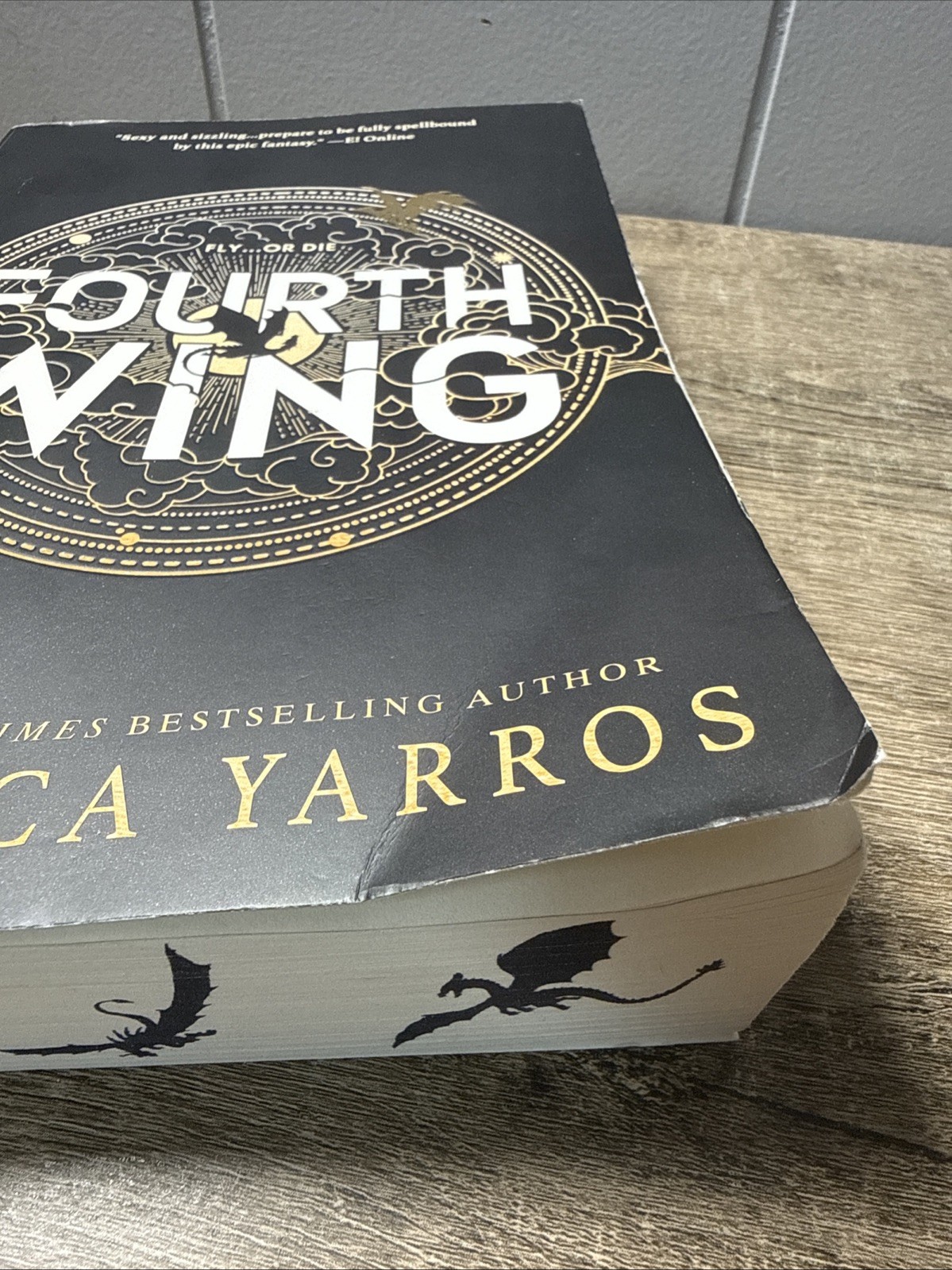 Fourth Wing Special Limited 1st Edition Paperback- Sprayed Edge
