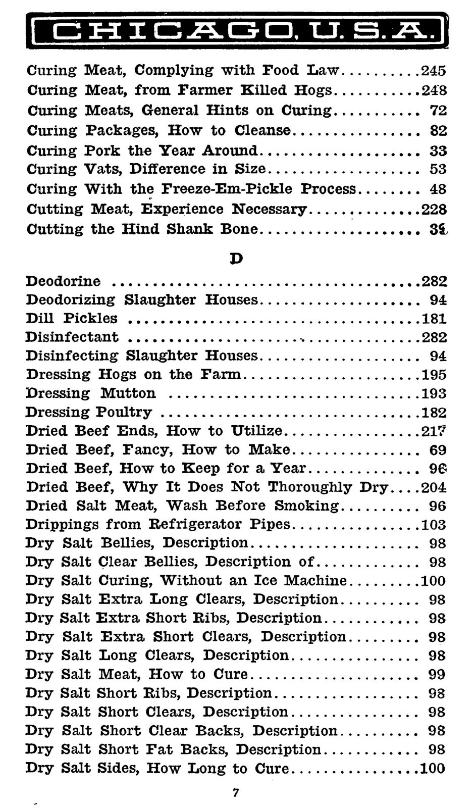 1911 Secrets Of Meat Curing And Sausage Making Vintage Cook Book 305 Pages