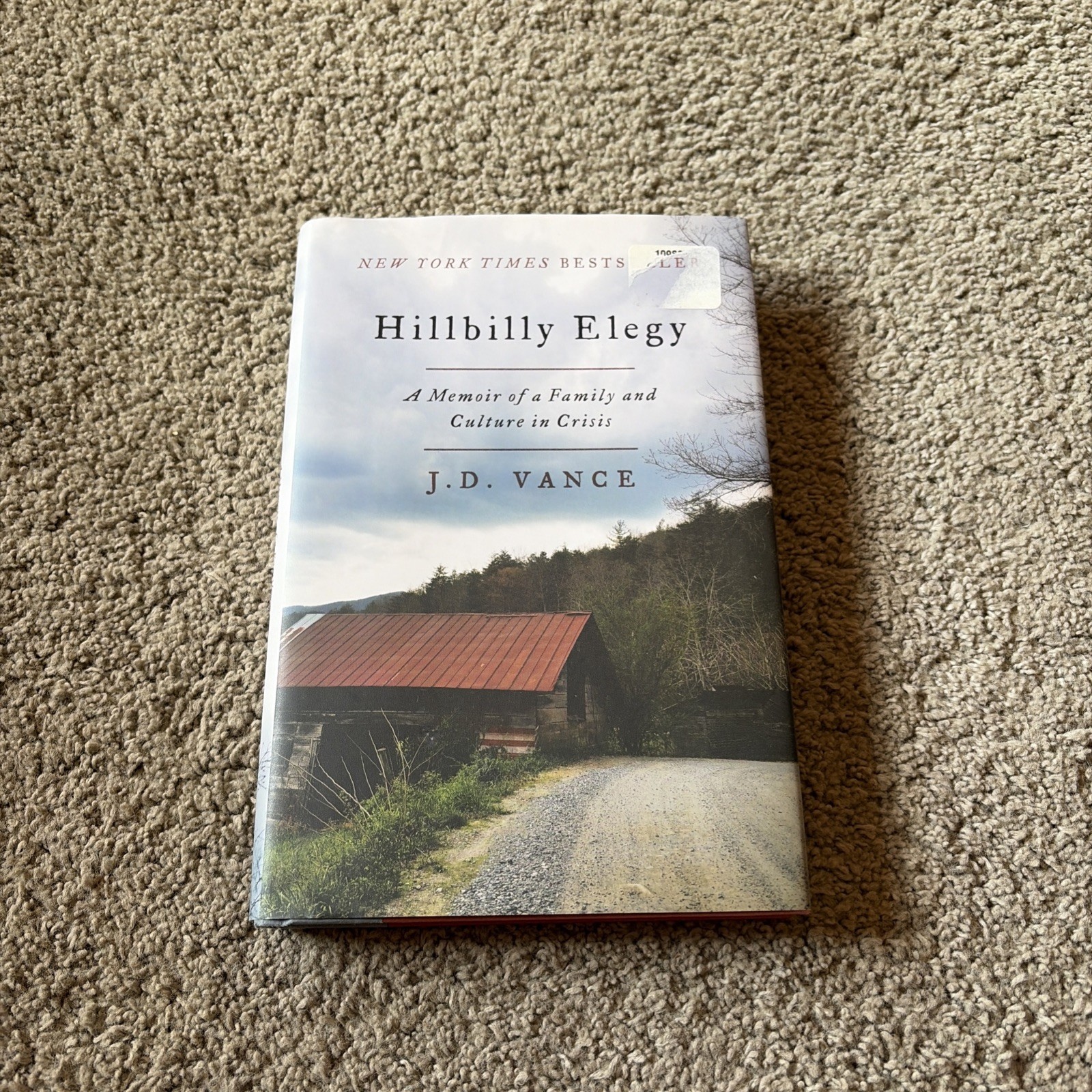 JD Vance Hillbilly Elegy Signed Edition Vice President Book No COA Read Descr.