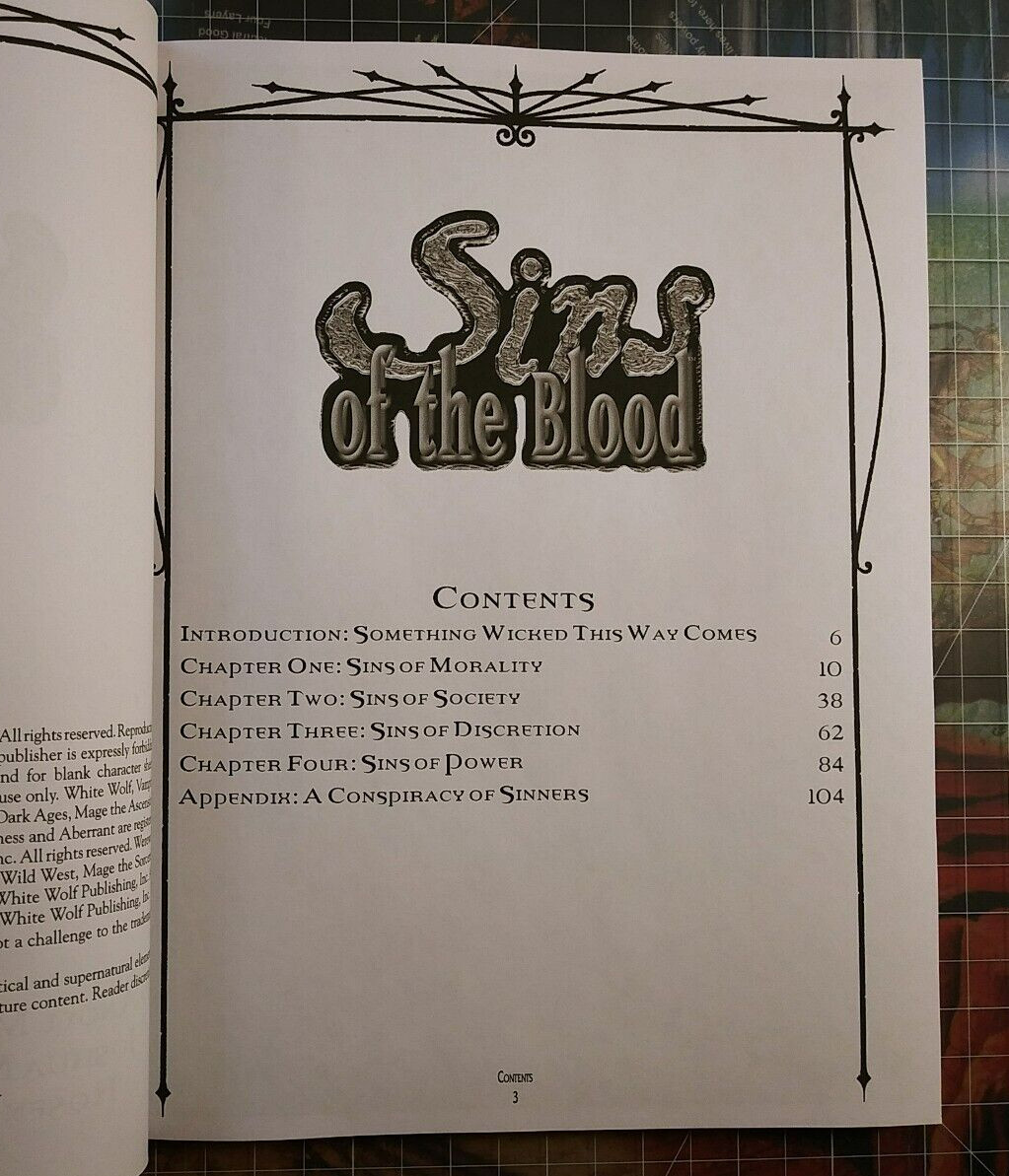 Sins of the Blood – Softcover – White Wolf – Vampire The Masquerade