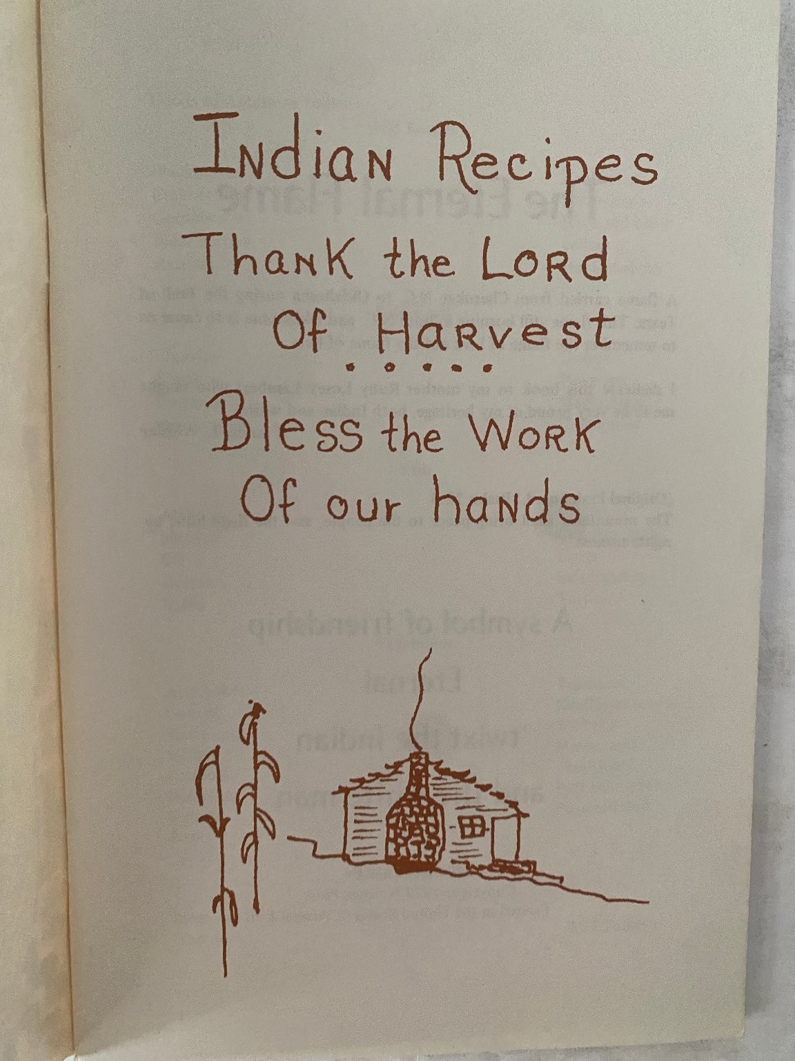 Indian Cookin Recipes Indigenous American Cuisine Vintage Cookbook