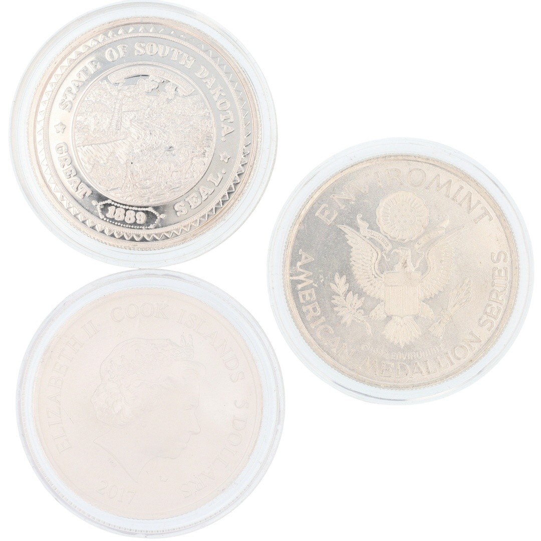 Assorted 1 oz .999 Fine Silver Rounds / Bar Variety Collection Set of 34
