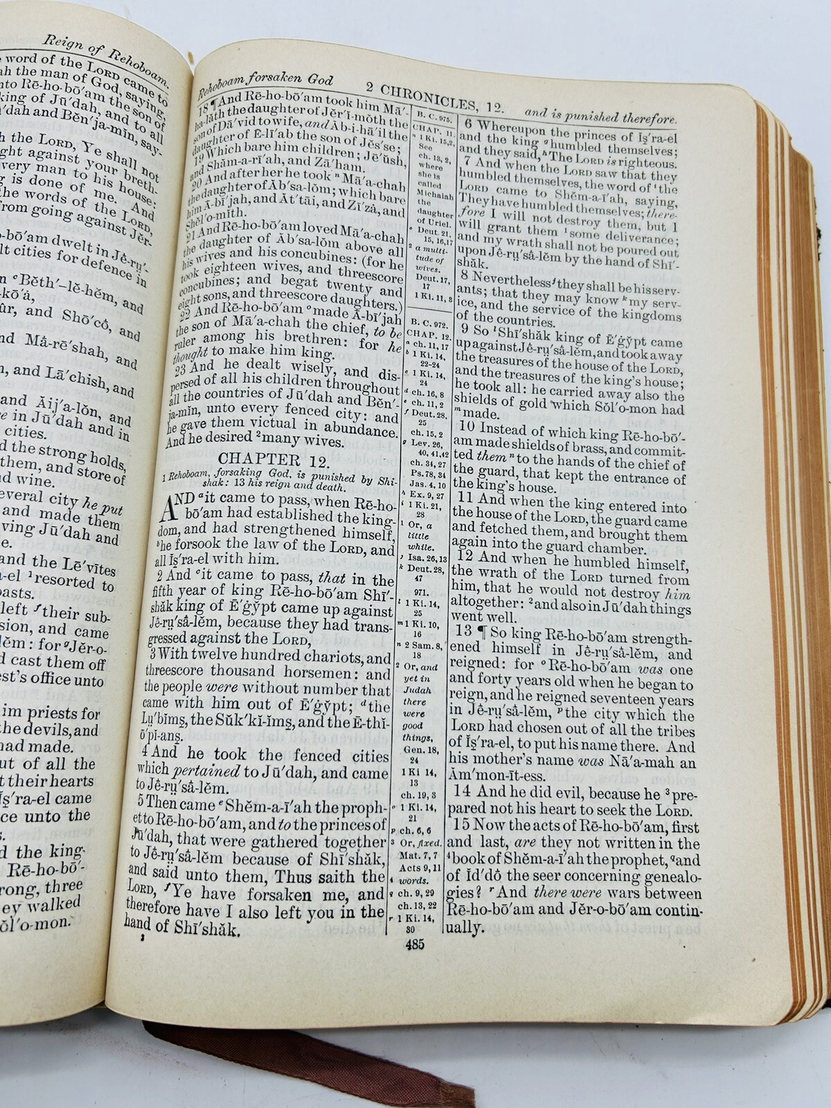 THE HOLY BIBLE King James Version SELF-PRONOUNCING 1950s National Bible Press