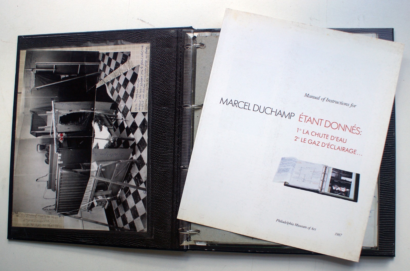 Manual of Instructions Of Etant Donnes Marcel Duchamp 1987 Phil Mus of Art [377]
