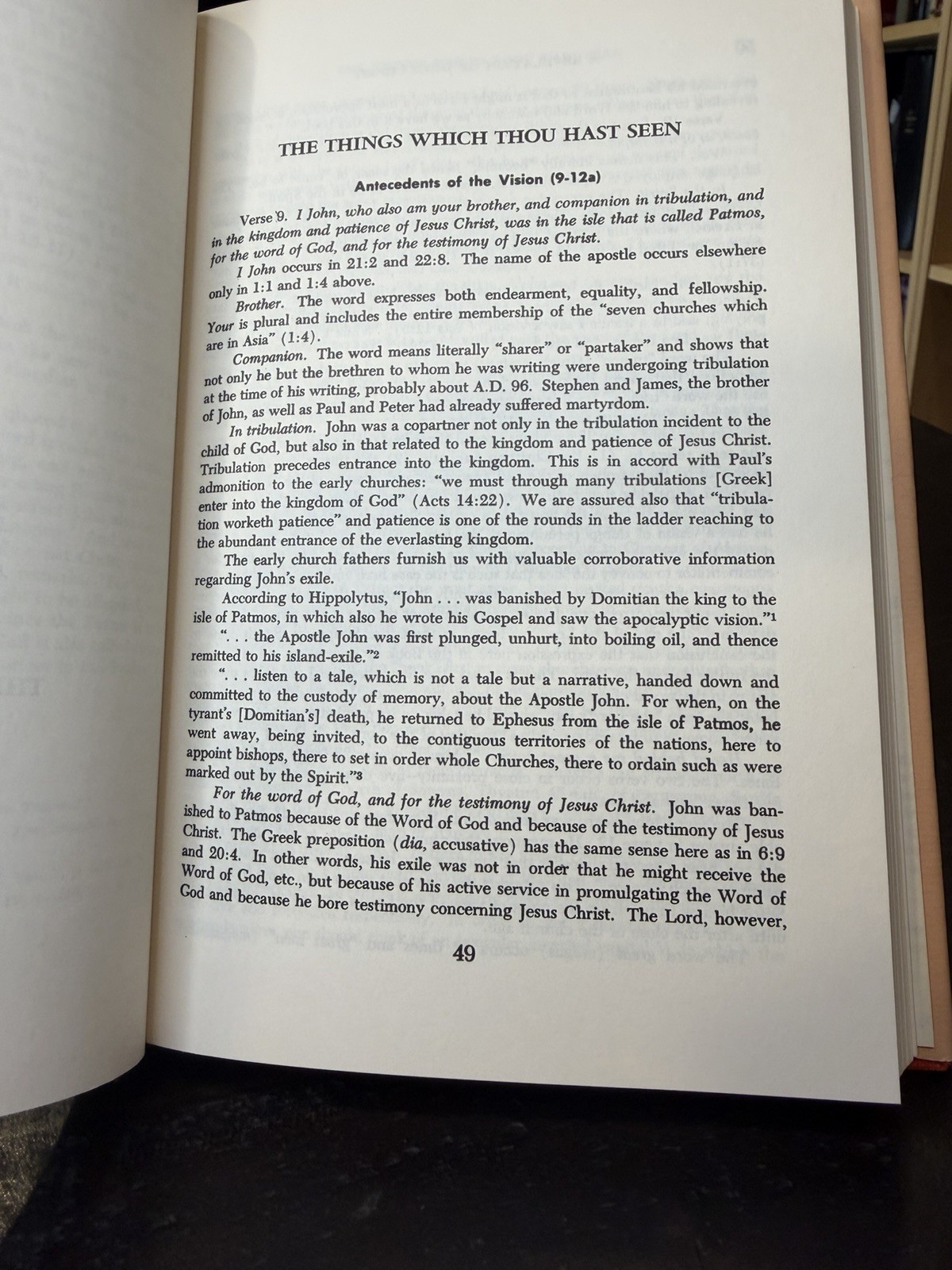 Commentary Revelation of Jesus Christ J B Smith Commentary HC Herald Press 1962