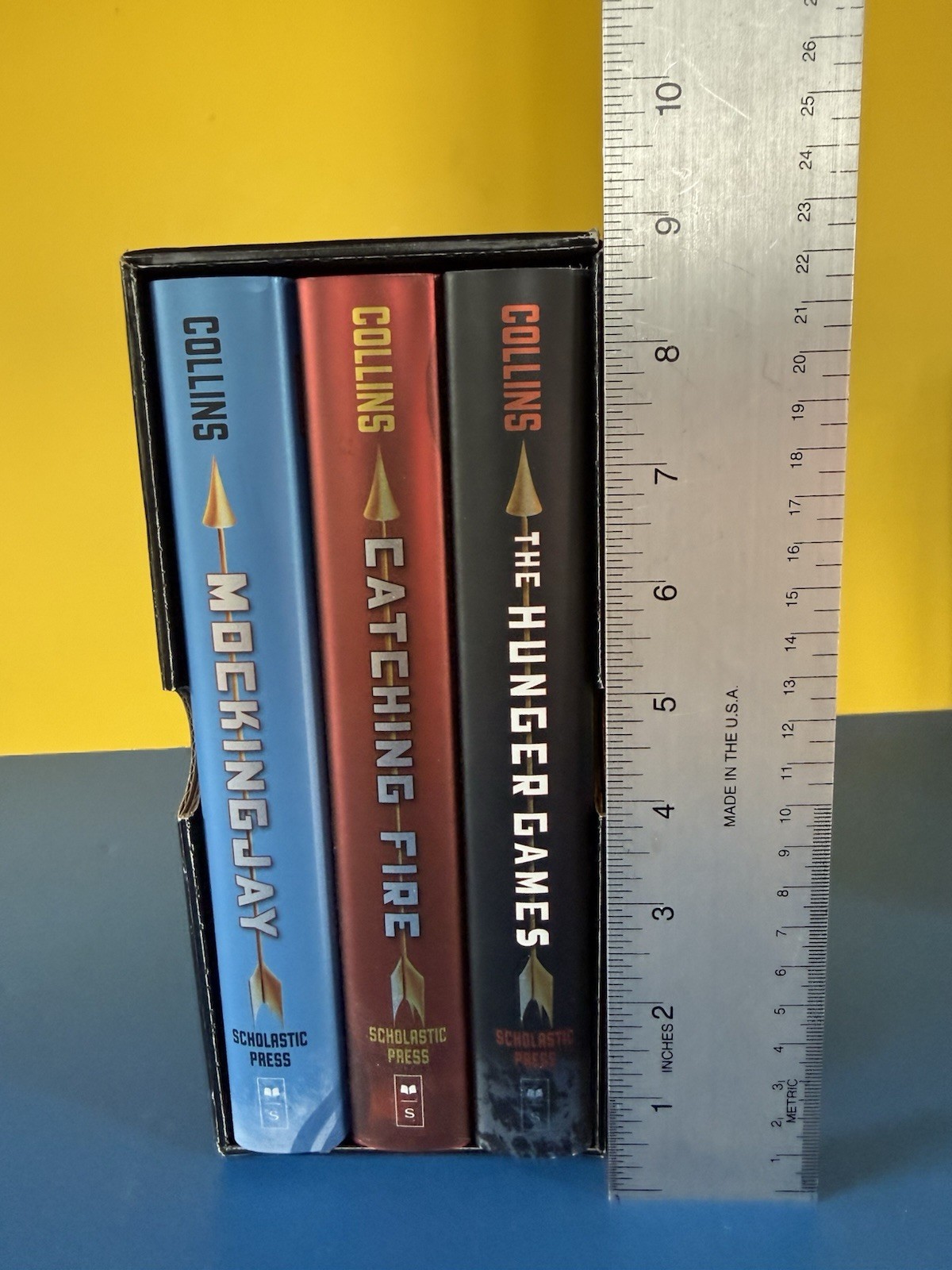 The Hunger Games Trilogy Boxed Book Set of 3 Collins Suzanne 1st Ed. Fantasy HC