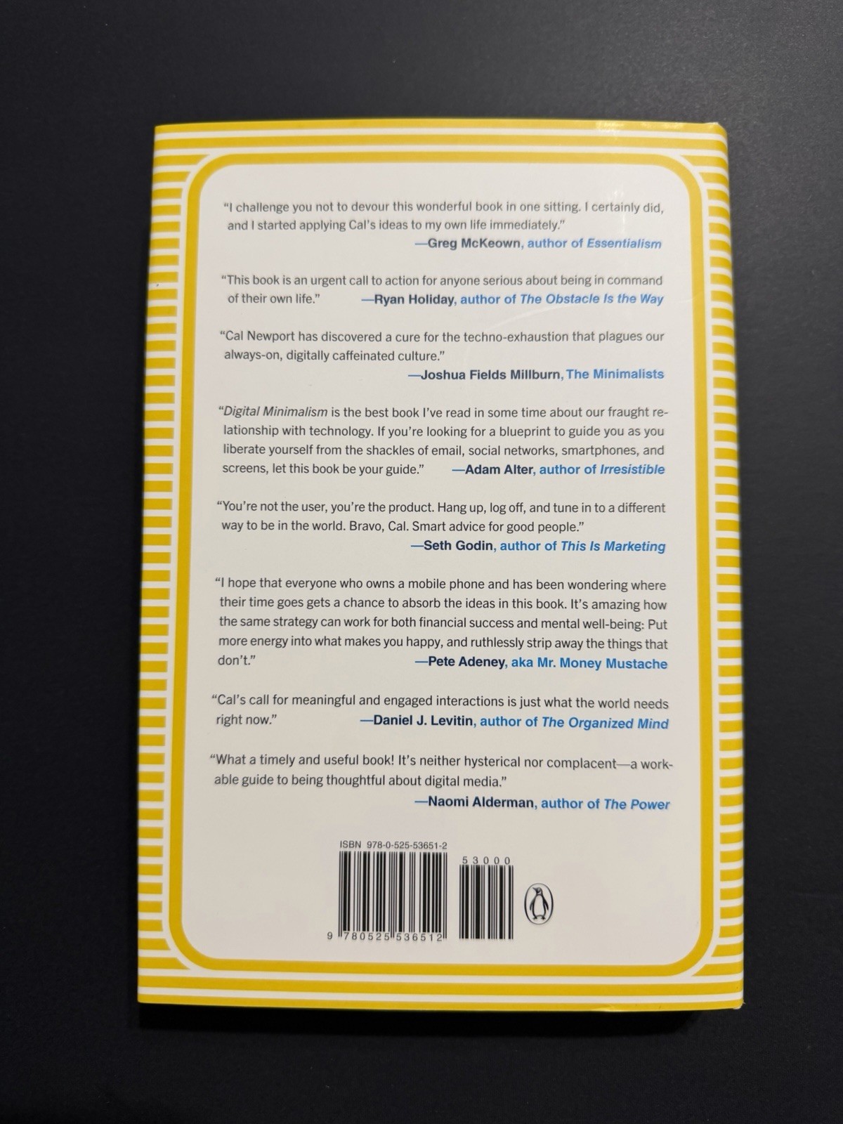 Digital Minimalism: Choosing a Focused…, by Cal Newport – HARDCOVER + NEW!
