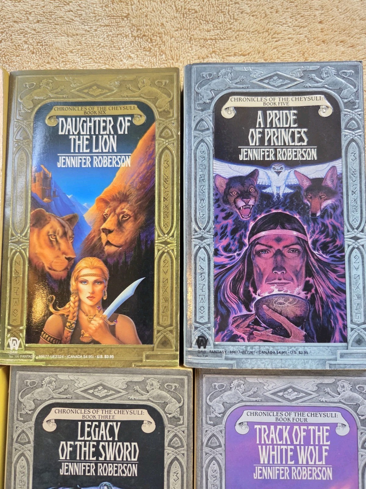 Jennifer Roberson Chronicles of the Cheysuli Fantasy PB Lot 8 Book Set DAW