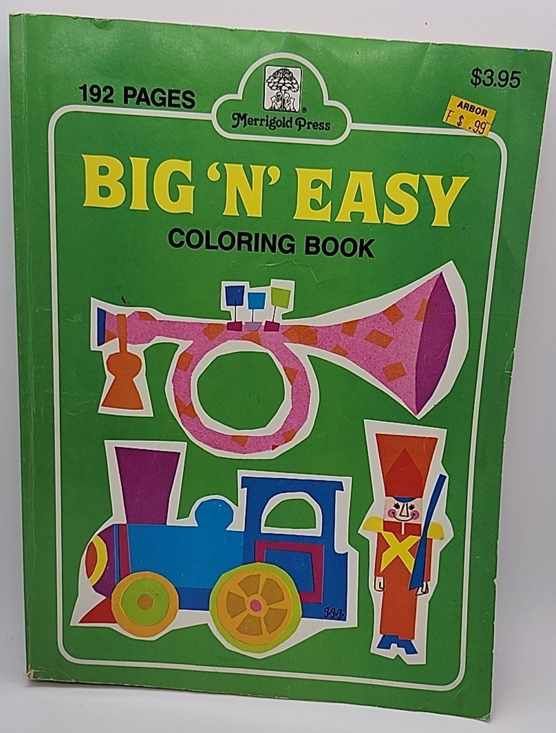 Big n’ Easy Coloring Book Merrigold Press 1988