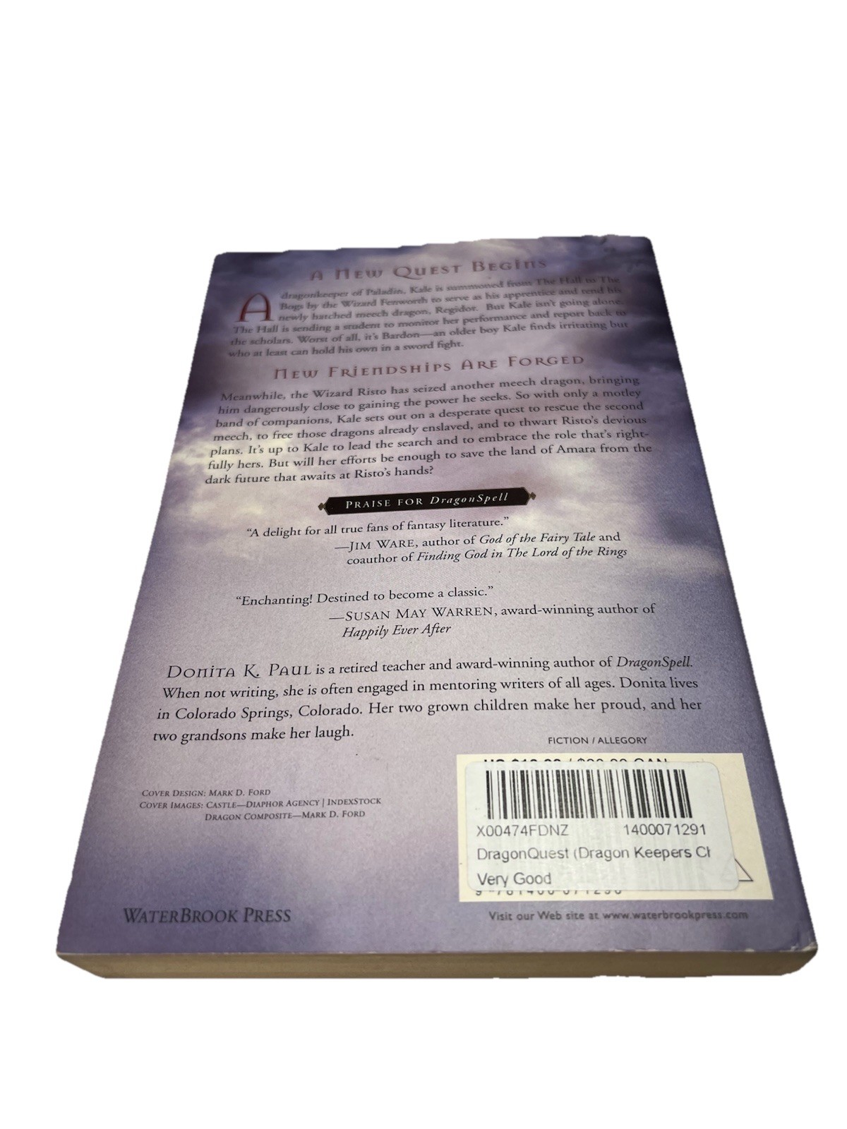 Dragon Quest: Novel By Donita K. Paul Author Of Dragon Spell 2005 Paperback.