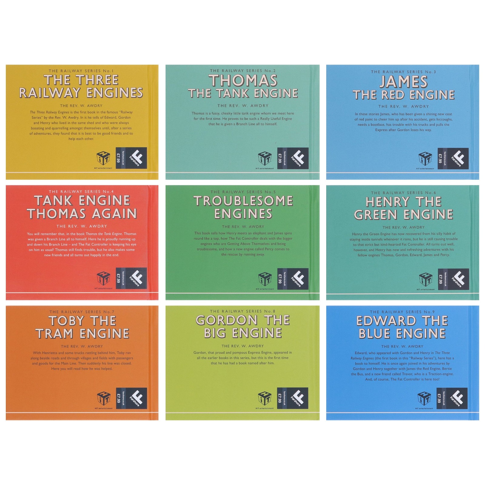 Thomas the Tank Engine: The Railway Series by Rev. W. Awdry 26 Books – Ages 5+