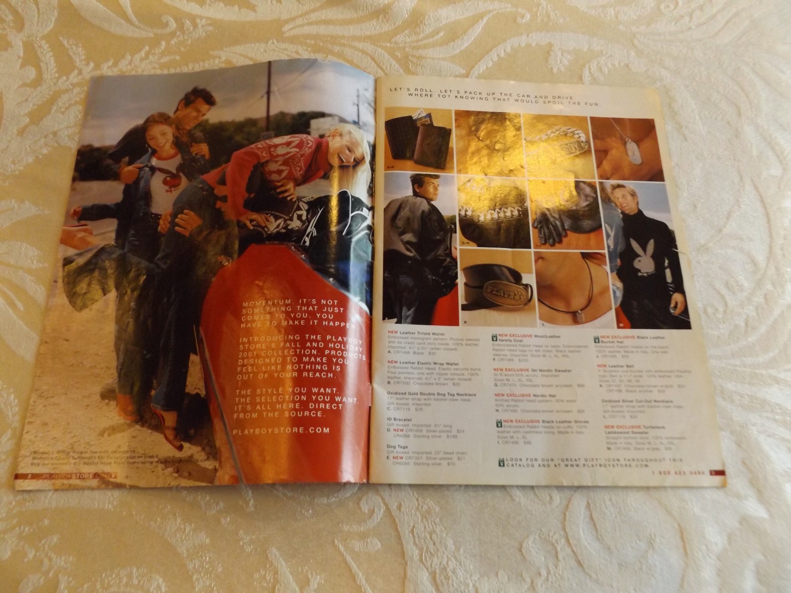 25 YEAR OLD PLAYBOY MAGAZINE CATALOG 🔥 HOLIDAY 2001 🔥