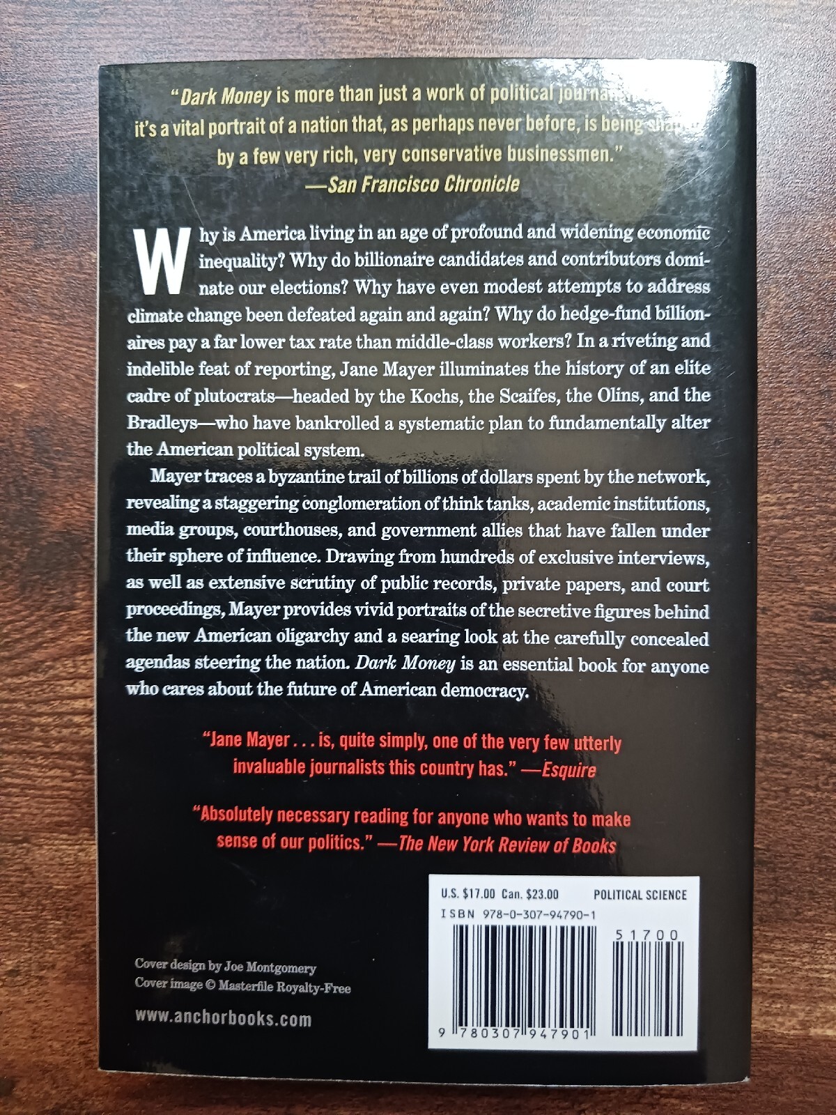 Dark Money, Jane Mayer