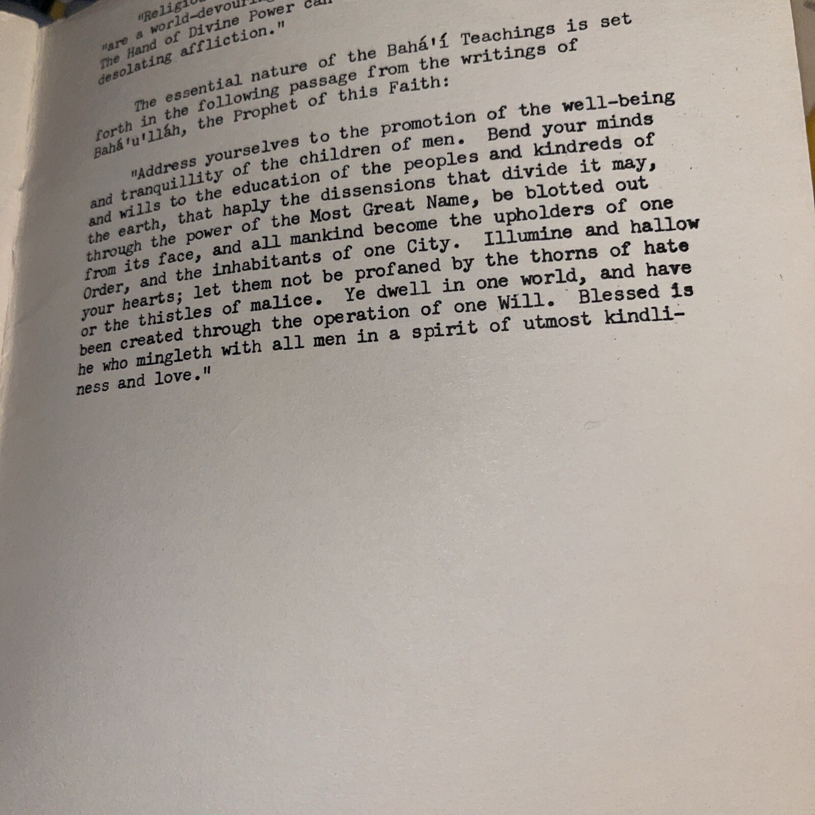 THE Baha’i Appeal For Religious Freedom In Iran 1956 Booklet 20 Pages