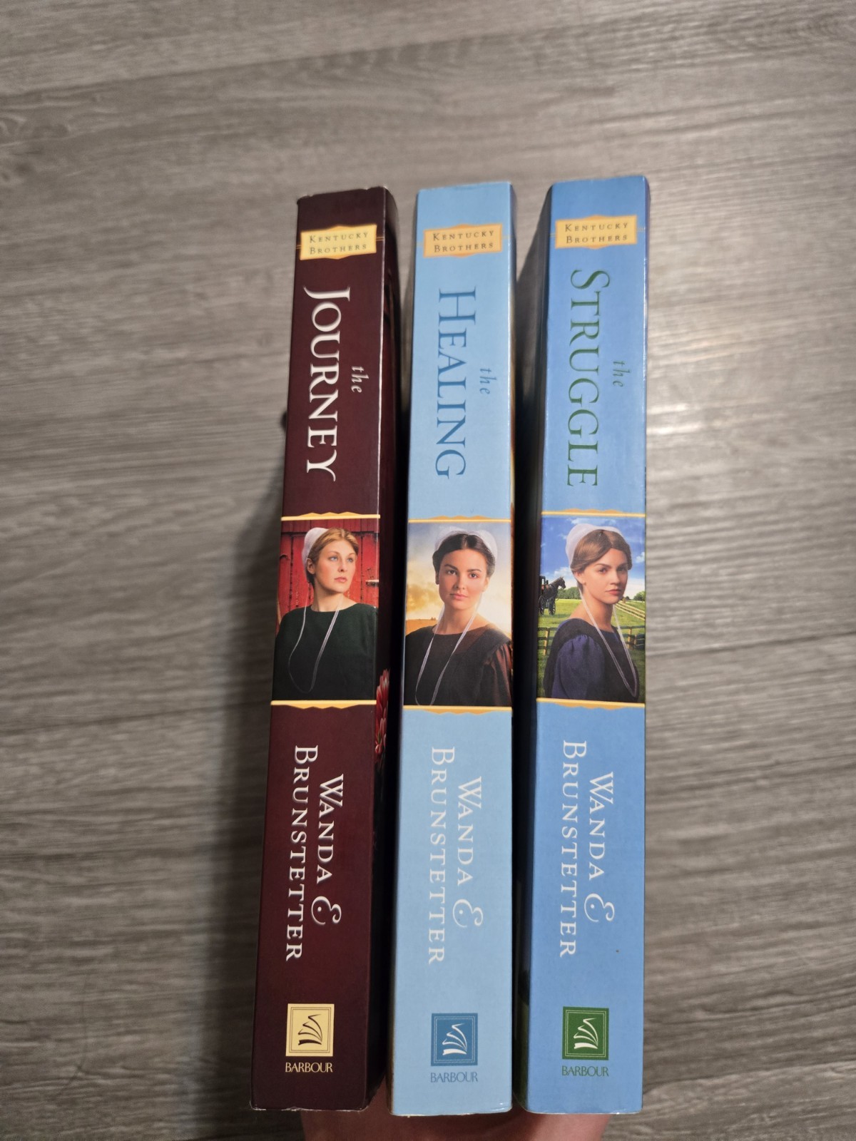 Kentucky Brothers Series by Wanda E Brunstetter-Paperbacks-set Of 3 Books-EC