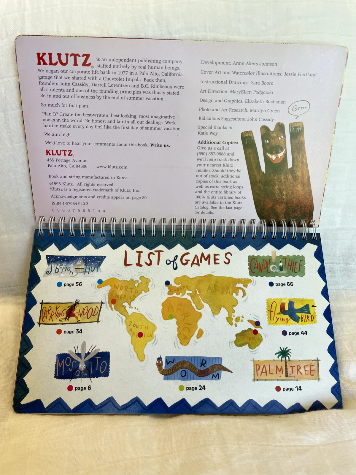 String Games from Around the World by Anne Akers Johnson (1996, Hardcover)