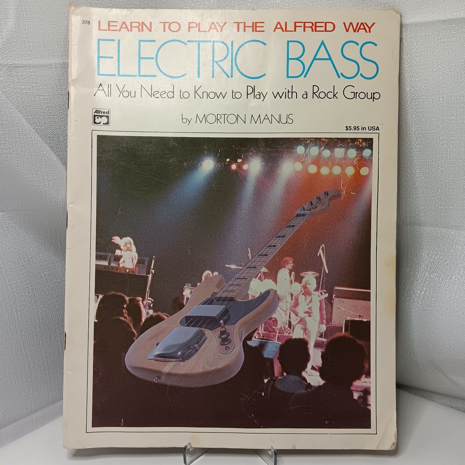 Learn To Play Alfre Way Electric Bass Instruction Book Beginner Morton Manus