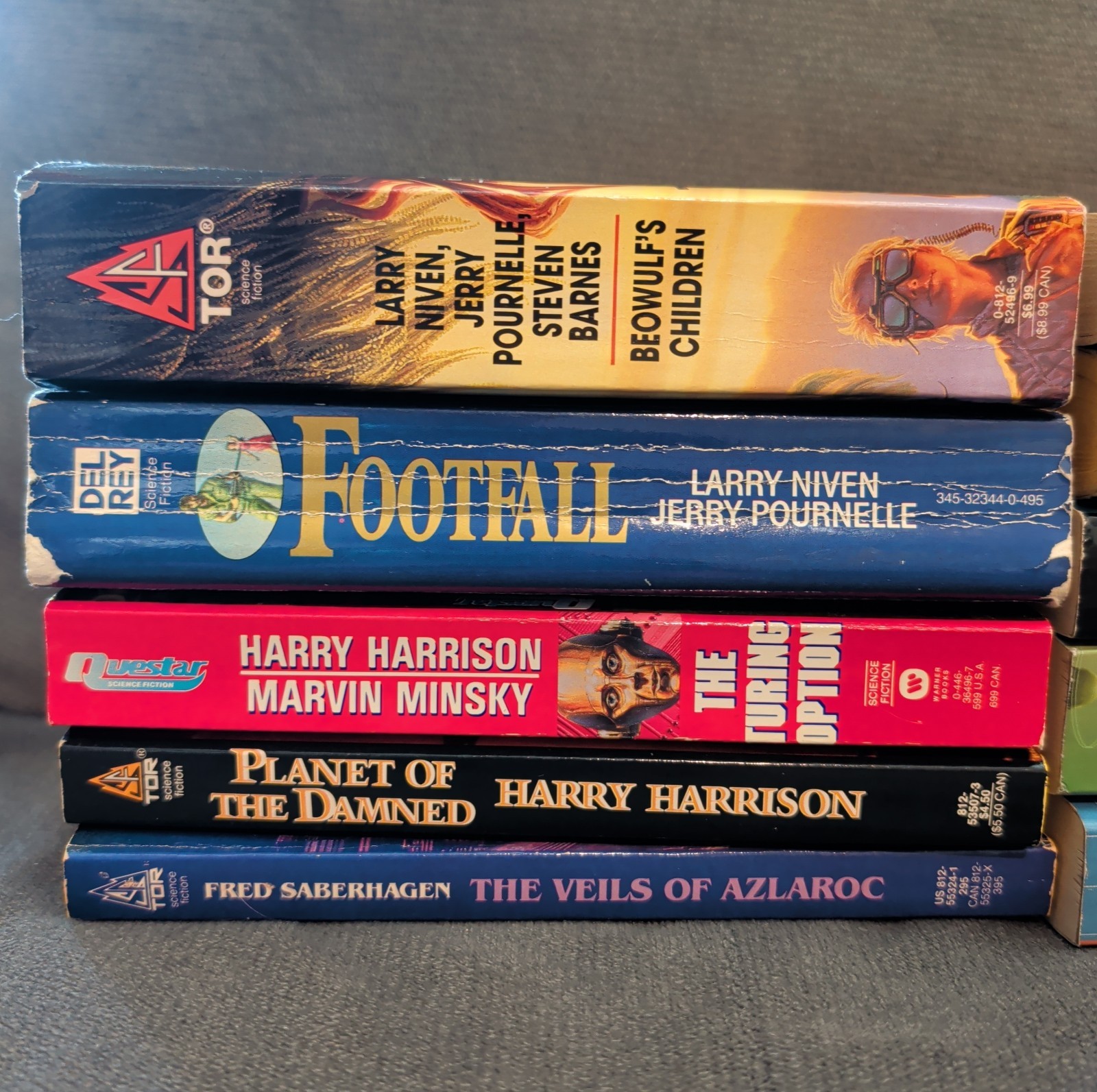 Large lot of 10 Mixed Vintage Fantasy Sci-fi Classic Books, Various Authors