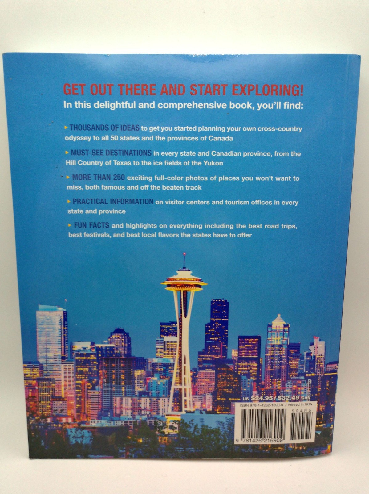 National Geographic 50 States 5000 Ideas Travel Book Paperback 2017 Joe Yogerst