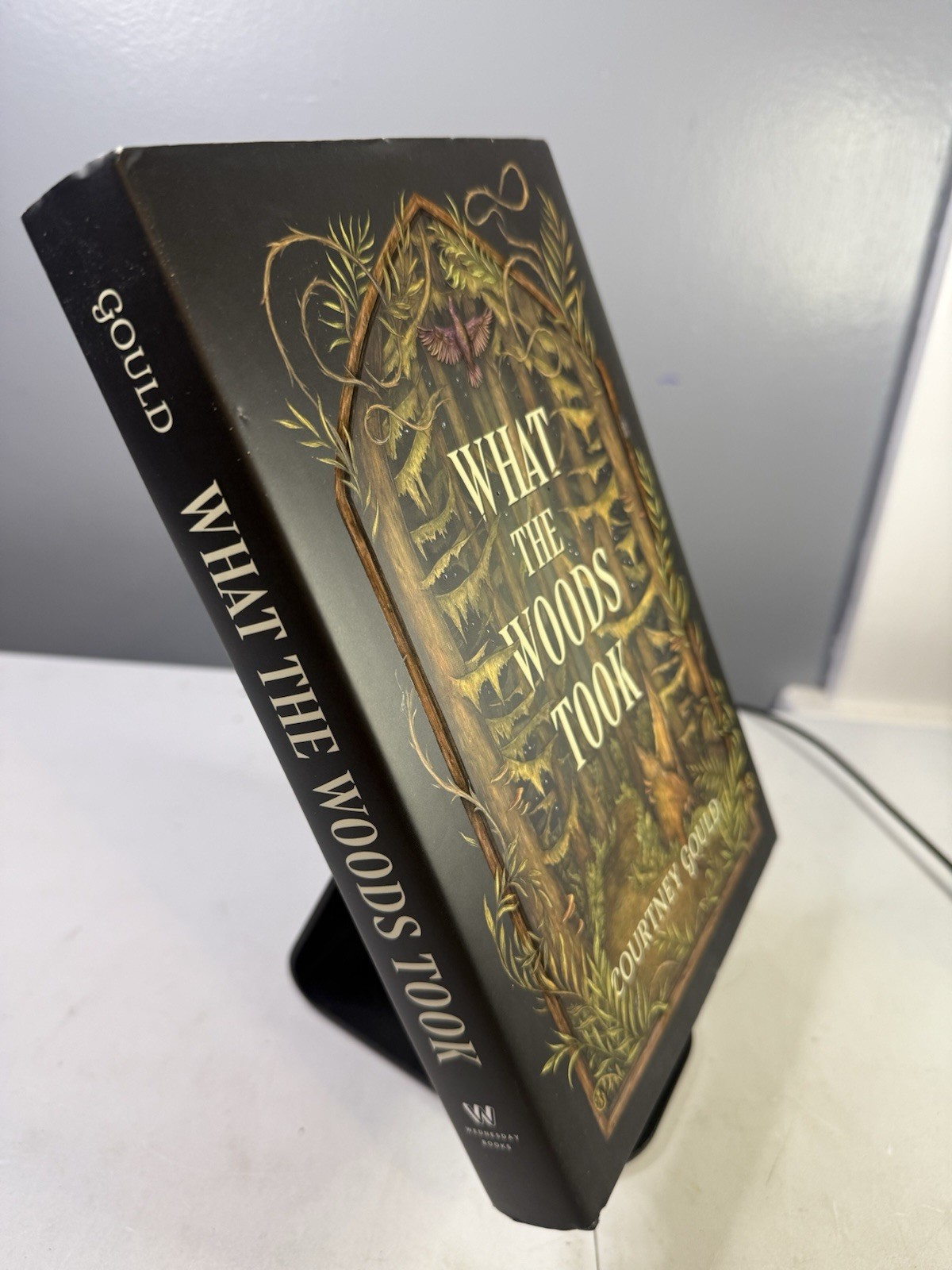What The Woods Took Book by Courtney Gould OwlCrate Signed Edition Sprayed Edges