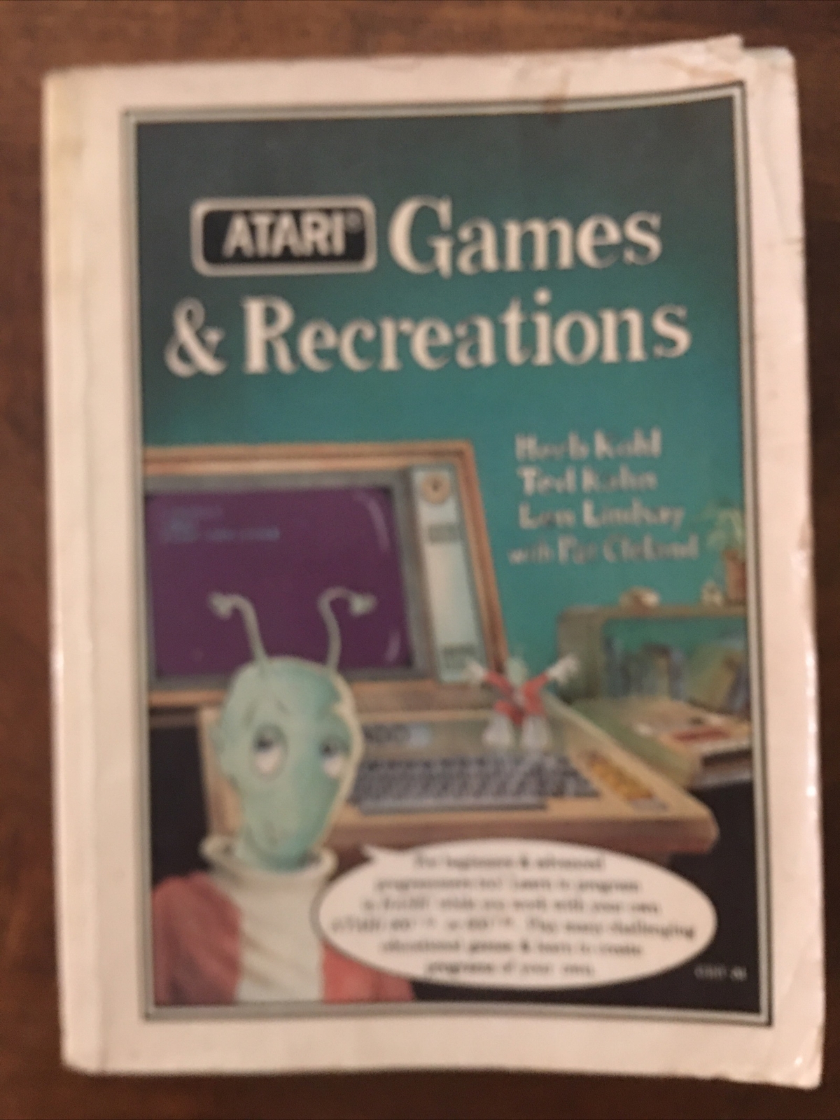 Atari Games & Recreation (Lindsay, Kahn, Kohl,Cleland, 1982) Vintage Atari Book!