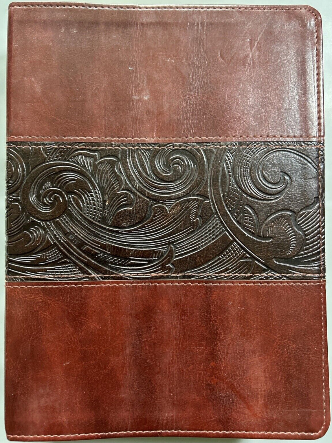 HCSB Study Bible Mahogany Duotone Simulated Leather Clean Text G+ USA Print
