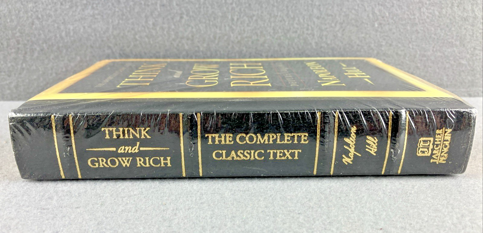THINK AND GROW RICH by Napoleon Hill Vegan Leather Bound Deluxe Edition *Sealed*